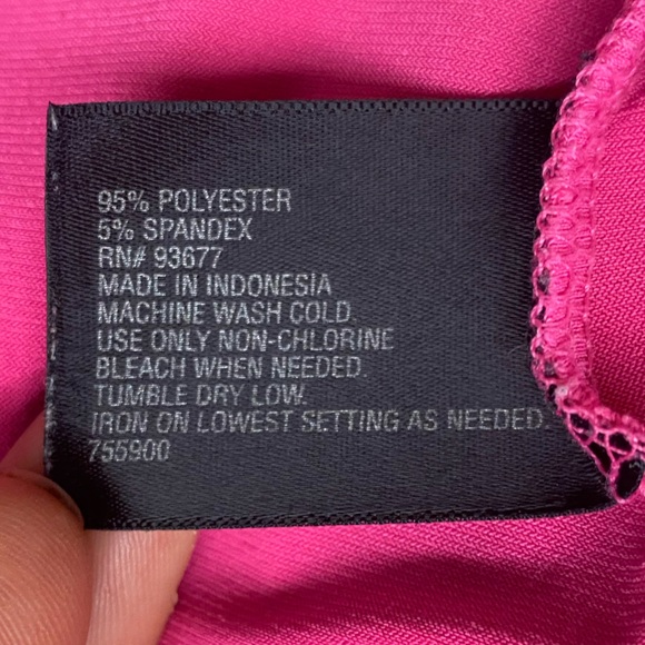 Worthington Pink Sleeveless Stretchy Blouse W Ruffle Detail XL - Picture 4 of 11